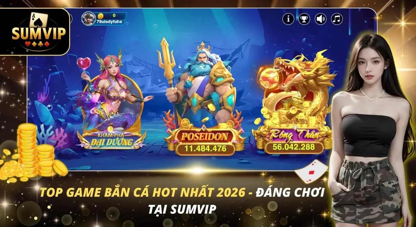 Top Game Bắn Cá Hot Nhất 2026 – Đáng Chơi Tại SUMVIP Top Game Bắn Cá Hot Nhất 2026 – Đáng Chơi Tại SUMVIP